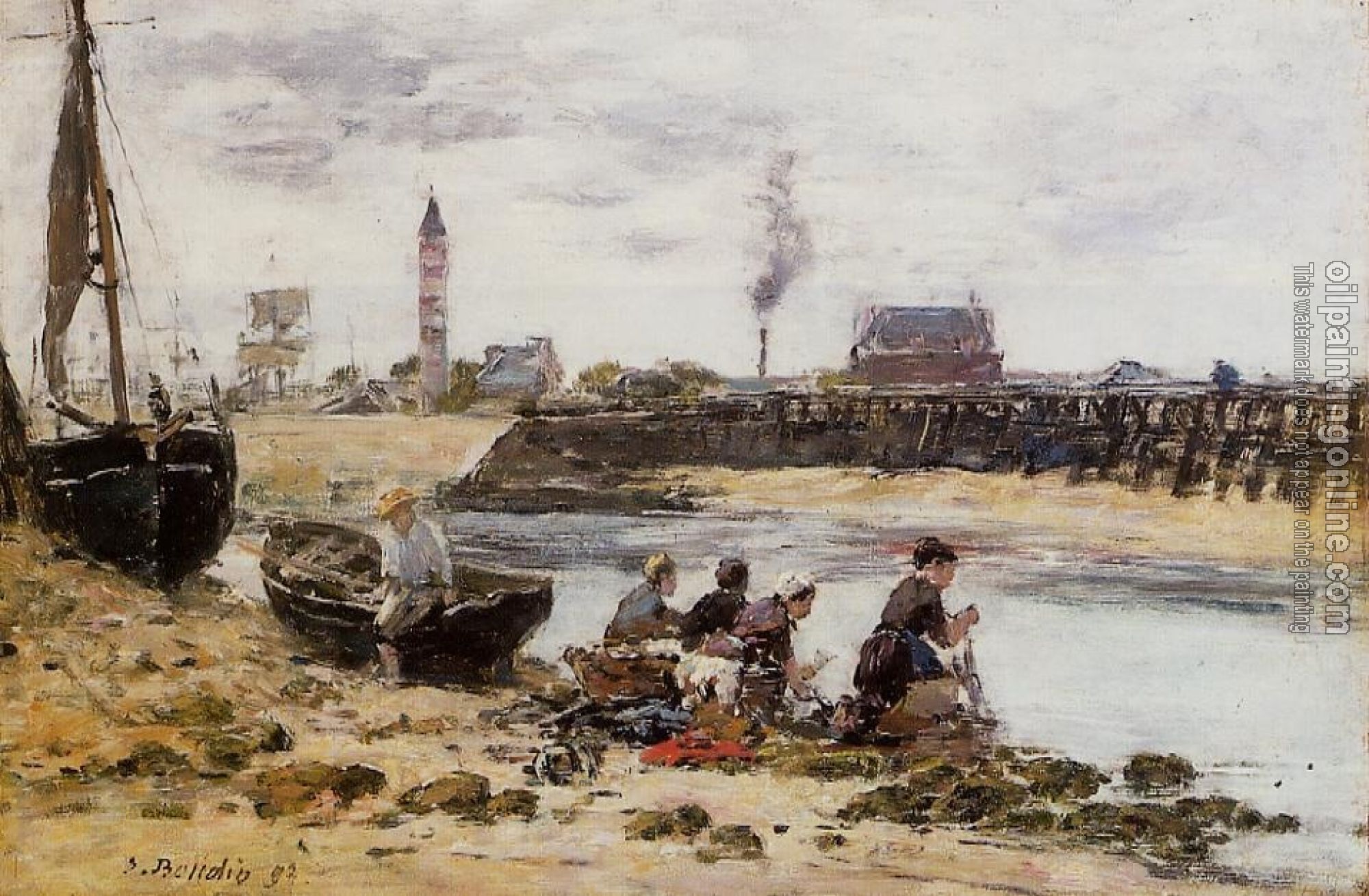 Boudin, Eugene - Laundresses